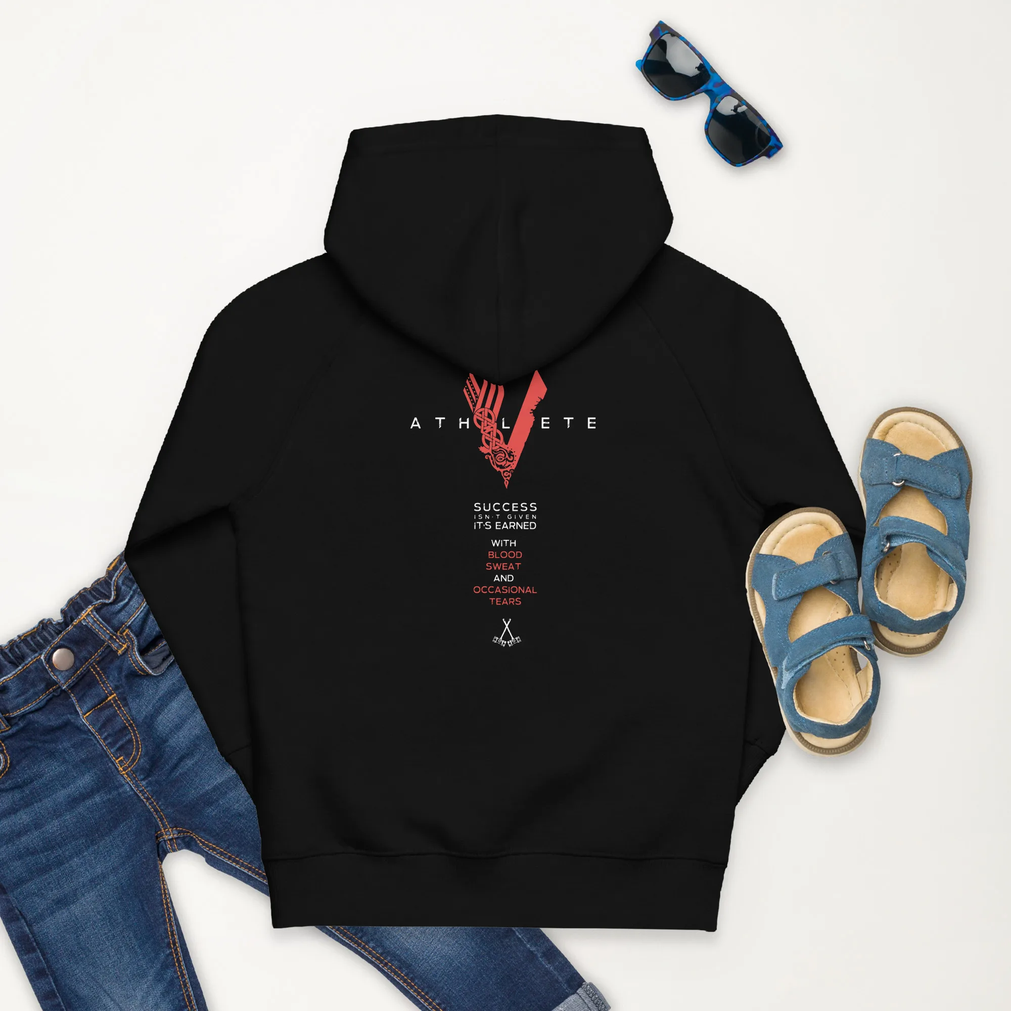 Sweat à capuche Bio KIDS Viking – Image 2
