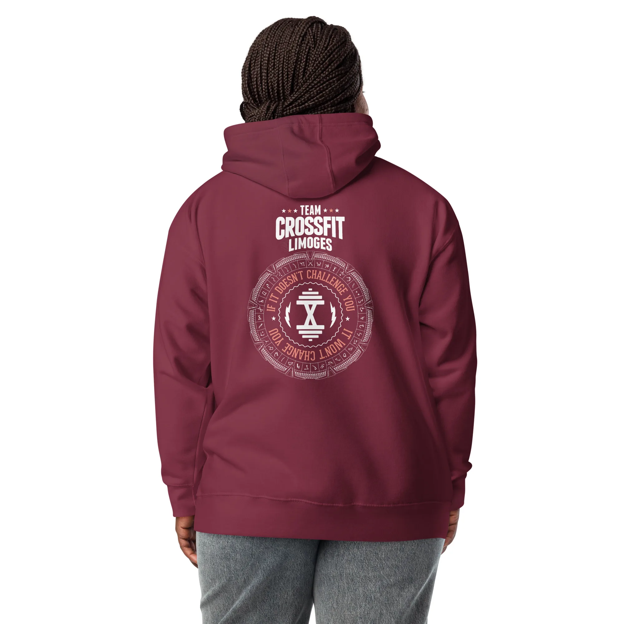 Sweat à Capuche Unisexe Bio Stargate – Image 2