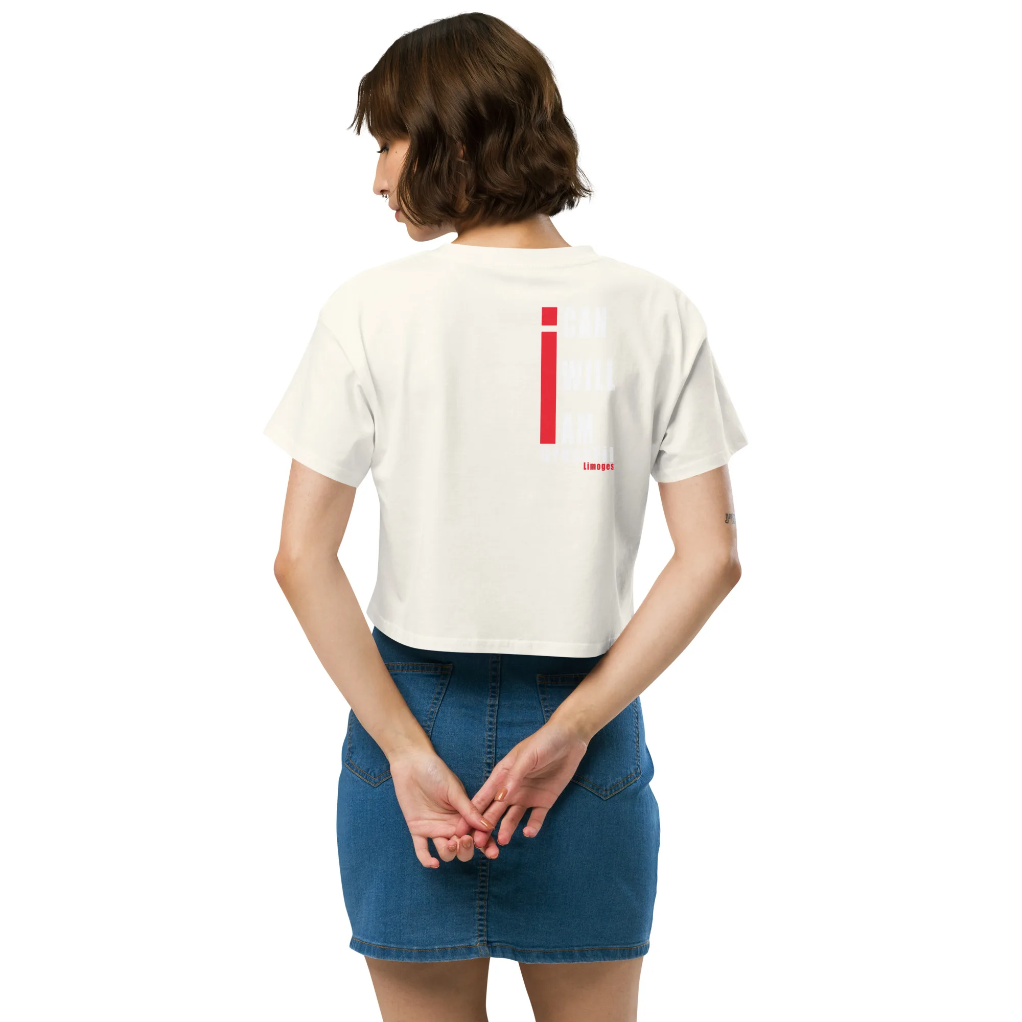 Crop top femme I WILL – Image 2