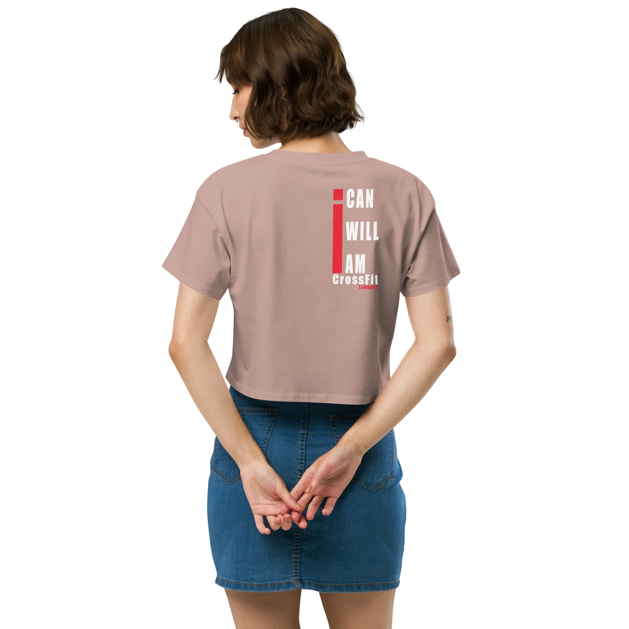 Crop top femme I WILL