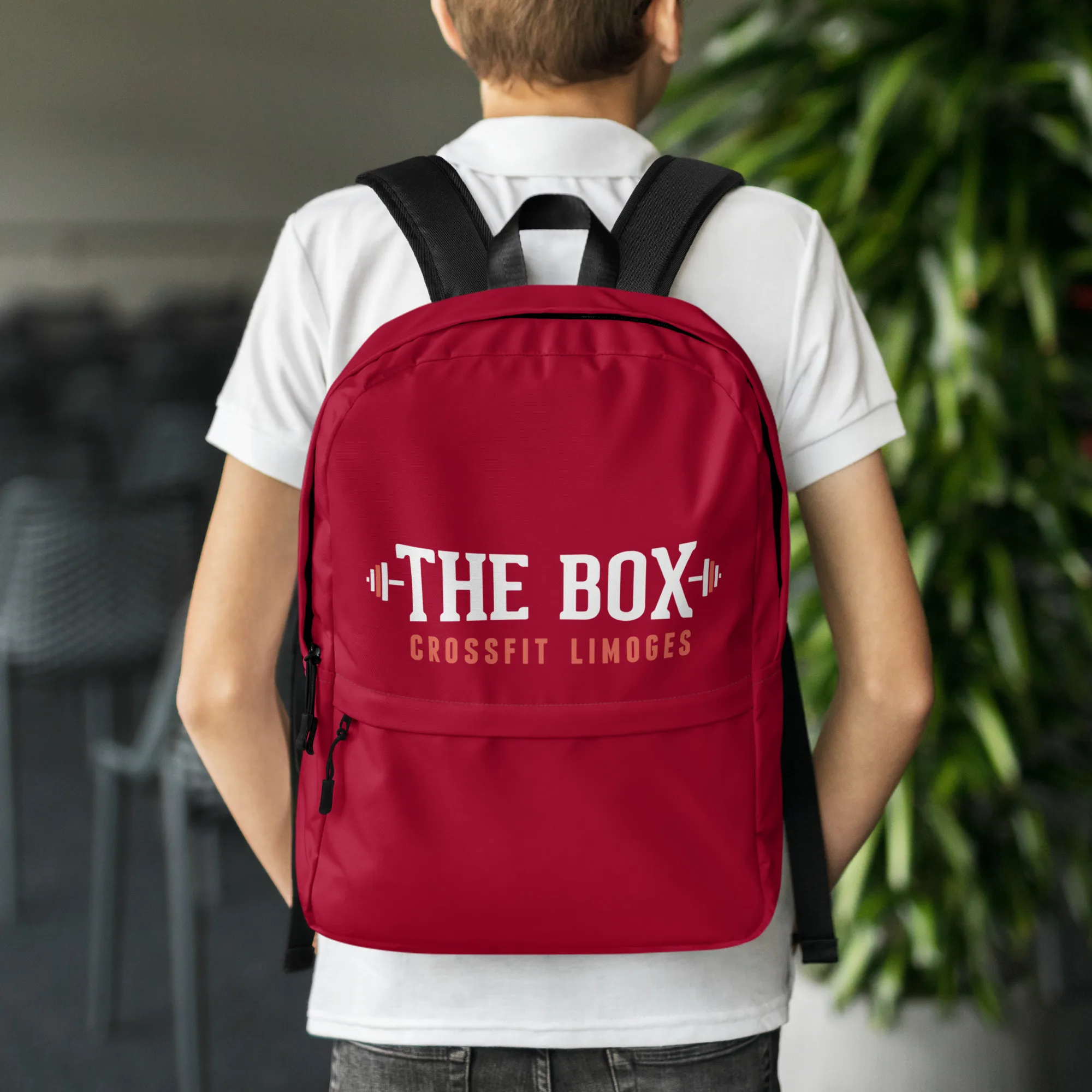 Sac à dos THE BOX rouge Cardinal – Image 2