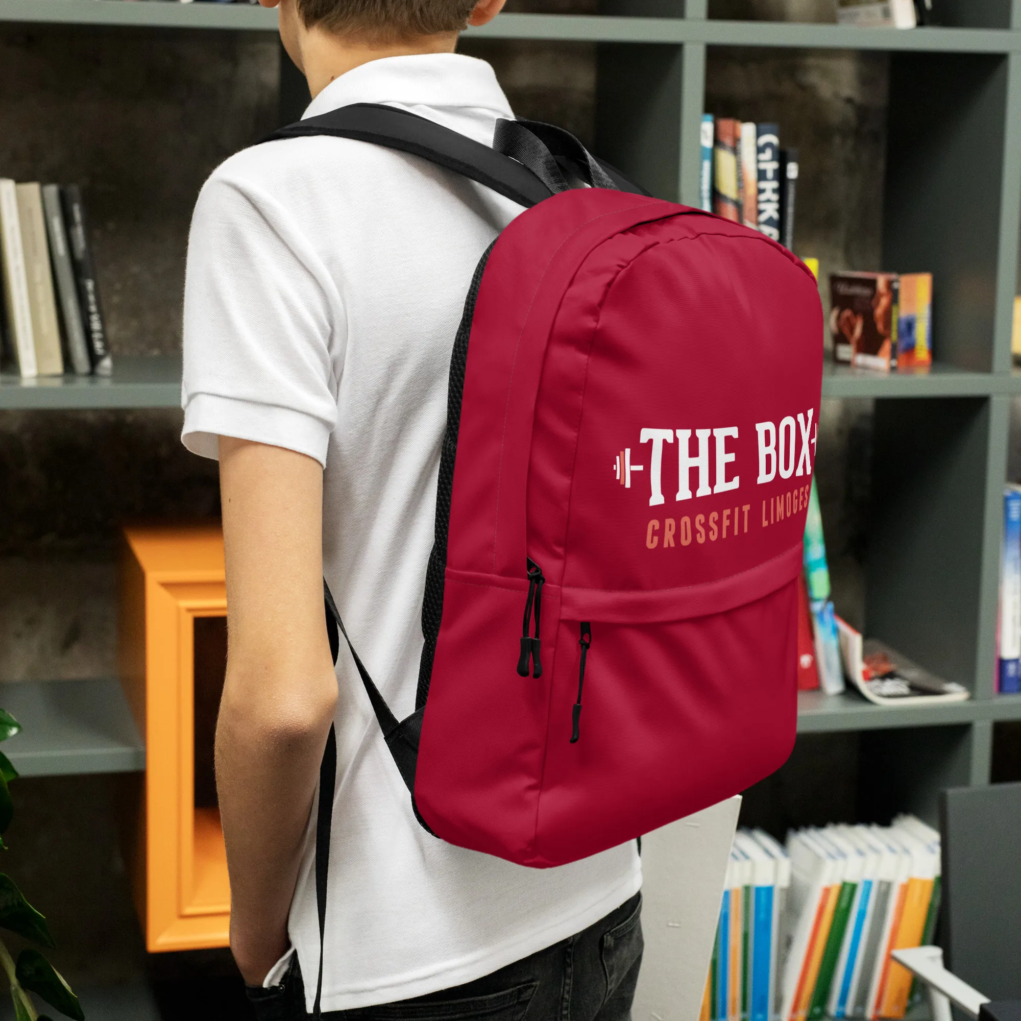 Sac à dos THE BOX rouge Cardinal