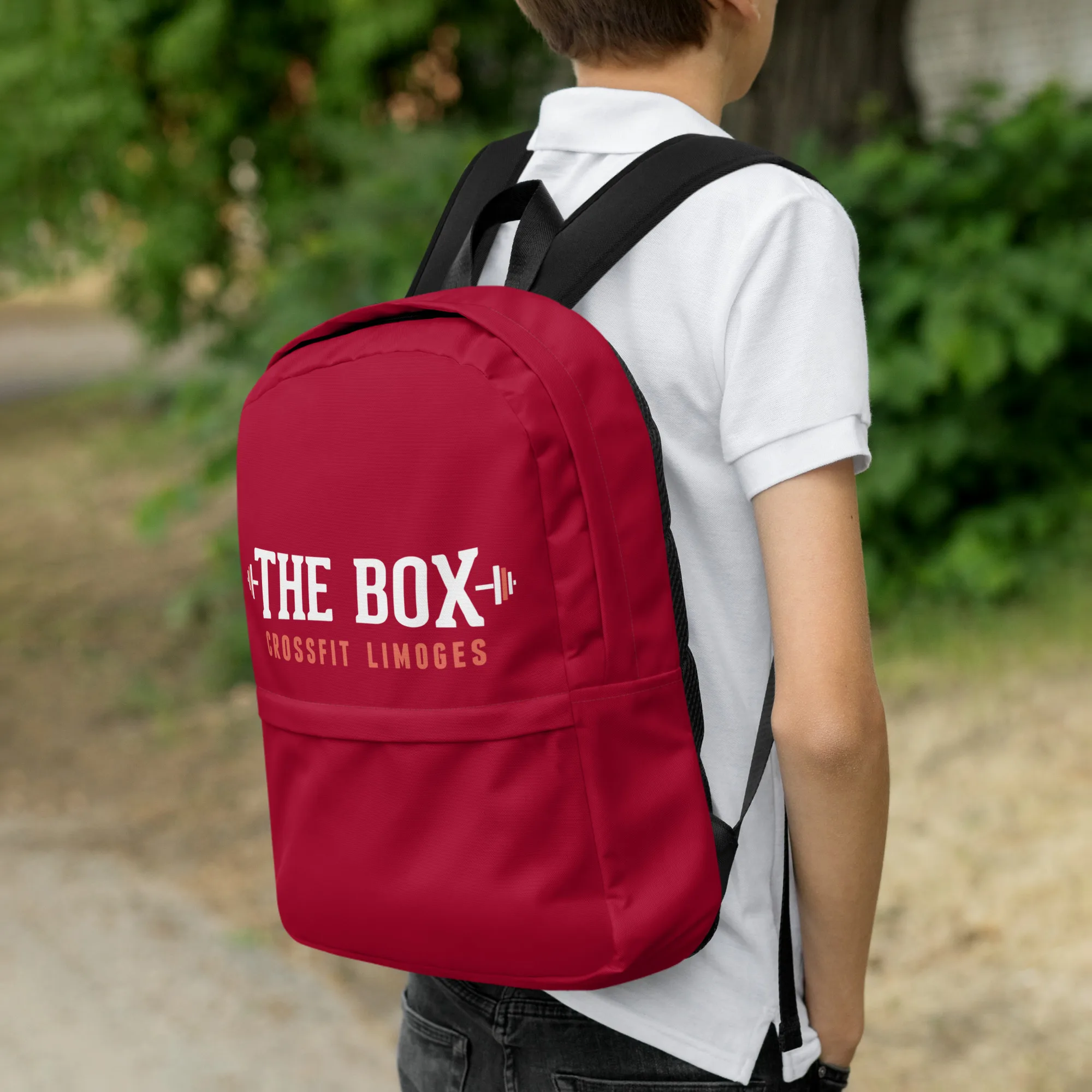 Sac à dos THE BOX rouge Cardinal – Image 3